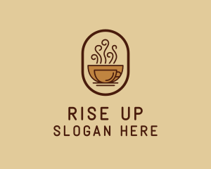 Hot Coffee Cafe logo design