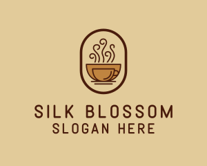 Hot Coffee Cafe logo design