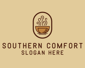 Hot Coffee Cafe logo design