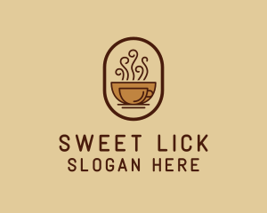 Hot Coffee Cafe logo design