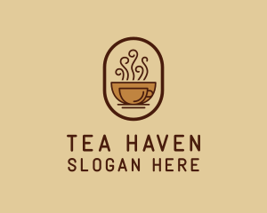 Hot Coffee Cafe logo design