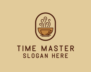 Hot Coffee Cafe logo design