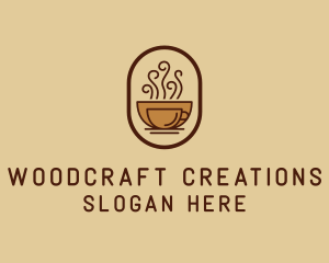 Hot Coffee Cafe logo design