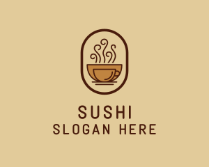 Hot Coffee Cafe logo design