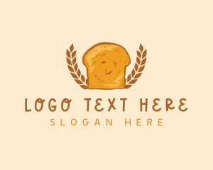 Loaf - Bread Bakery Wheat logo design