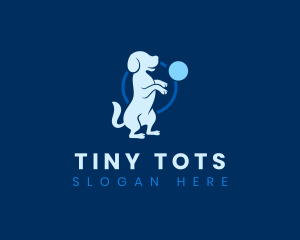 Kennel - Dog Stand Playing logo design