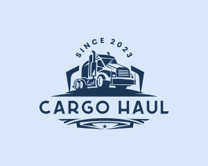 Freight Truck Logistics logo design