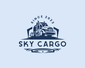 Freight Truck Logistics logo design