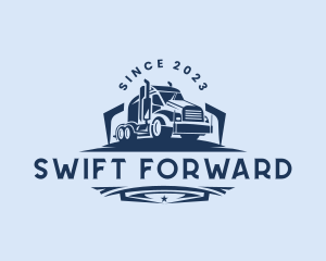 Forwarder - Freight Truck Logistics logo design