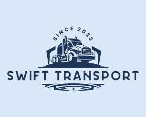 Freight Truck Logistics logo design