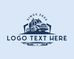 Automobile - Freight Truck Logistics logo design