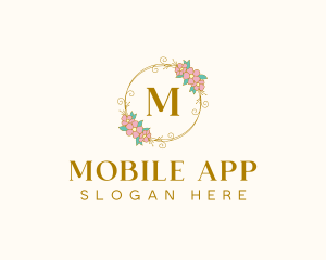 Spring - Elegant Floral Circle logo design