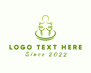 Therapist - Body Massage Spa logo design