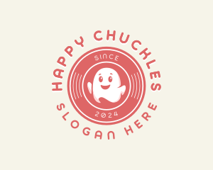 Scary Happy Ghost logo design