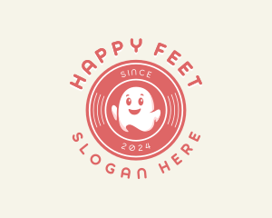 Scary Happy Ghost logo design