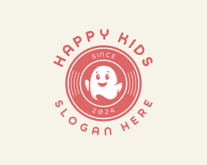 Scary Happy Ghost logo design