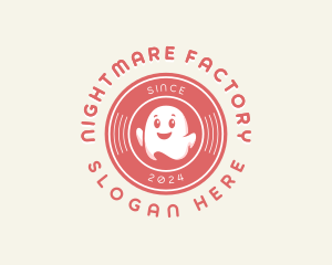 Scary Happy Ghost logo design