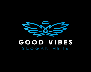 Good - Holy Angel Wings logo design