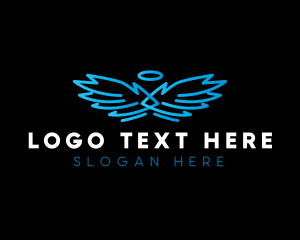 Holy Angel Wings Logo