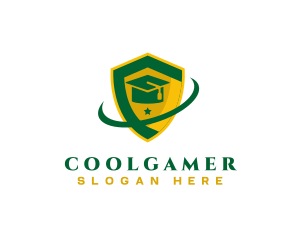Study Center - Graduation Cap Scholar logo design