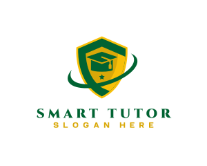 Tutor - Graduation Cap Scholar logo design
