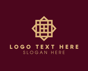 Home Furnishing - Elegant Geometric Pattern logo design