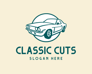 Classic Retro Car logo design