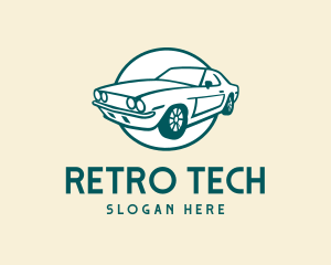 Classic Retro Car logo design