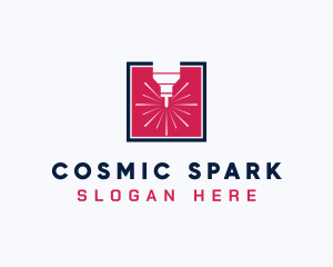 Laser Spark Fabrication logo design