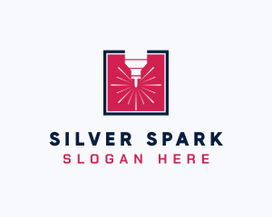 Laser Spark Fabrication logo design