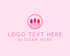 Nail Salon - Manicure Nail Spa Salon logo design