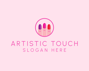 Manicure Nail Spa logo design