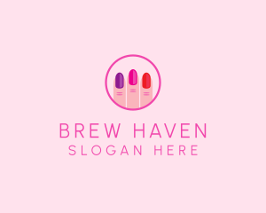 Manicure Nail Spa logo design