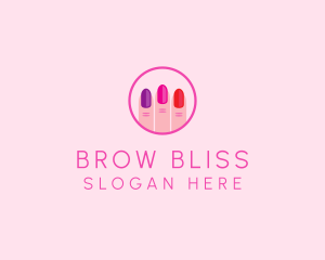 Manicure Nail Spa logo design