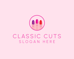 Manicure Nail Spa logo design