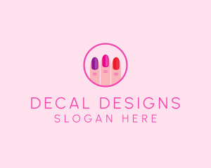 Manicure Nail Spa logo design