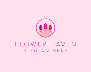 Manicure Nail Spa logo design