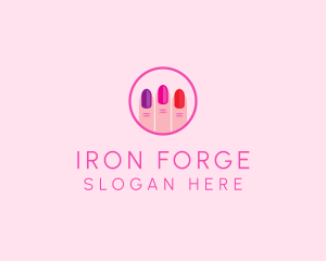 Manicure Nail Spa logo design