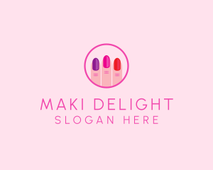 Manicure Nail Spa logo design