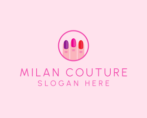 Manicure Nail Spa logo design