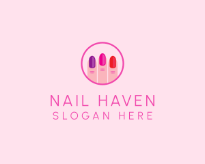 Manicure - Manicure Nail Spa Salon logo design
