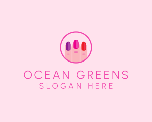 Manicure Nail Spa logo design