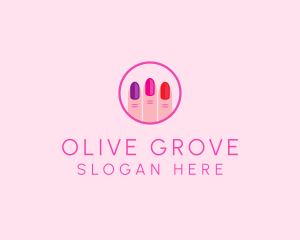 Manicure Nail Spa logo design