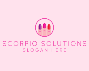 Manicure Nail Spa logo design