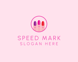 Manicure Nail Spa logo design