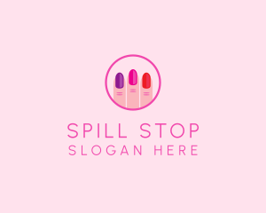 Manicure Nail Spa logo design