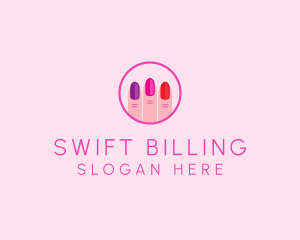 Manicure Nail Spa logo design