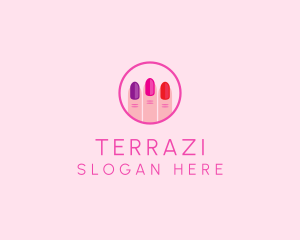 Manicure Nail Spa logo design