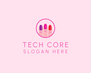 Manicure Nail Spa logo design