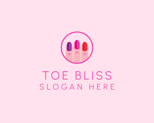 Manicure Nail Spa logo design